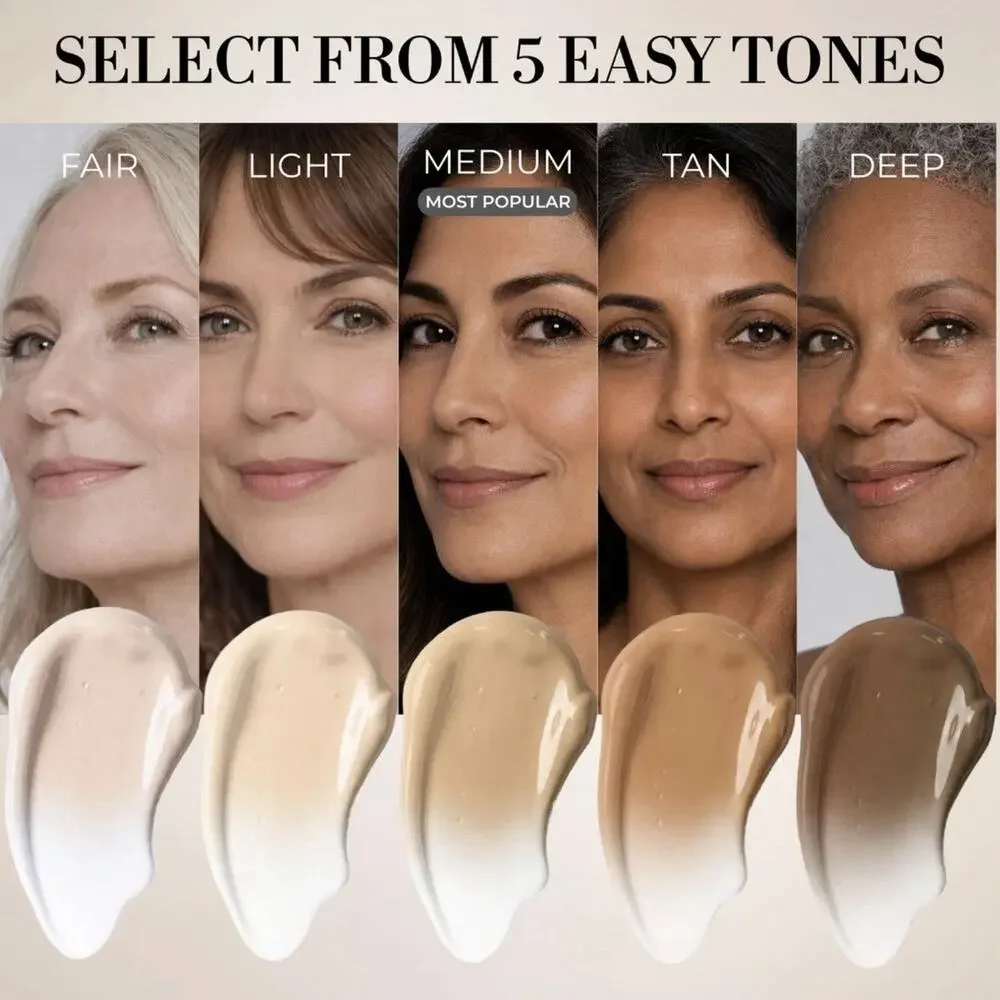 LUMINESS Liquid Mirage w/SPF 50 Color Adjusting Foundation Kit - 04 Tan